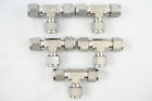 Ss-600-3 Swagelok Lot Of Stainless Steel Tee Fitting New