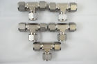 Ss-810-3 Swagelok Lot Of Stainless Steel Tee Fitting New