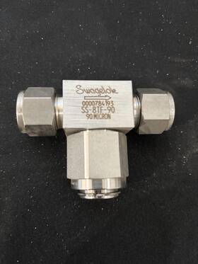 Ss-8tf-90 Swagelok 316ss Inline Particulate Filter 1/2 Inch Tube 90 Micron