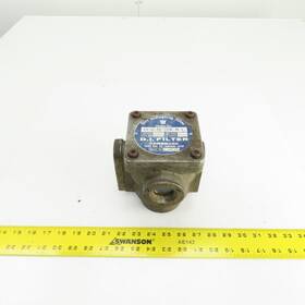 50-06-20w-r-l Taiko Kiki Di Dirt Indicating Filter 50 L/min 0.56 Kg/cm 3/4 Inch Npt