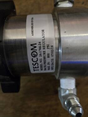 26-1766-24-994 Tescom Back Pressure Regulator 800psi Stainless Steel
