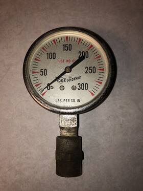 15568-1 The Hoke Phoenix 2.5 Inch Pressure Gauge 0-3000