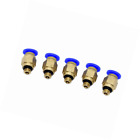 To-10-12007-002 Tooto Pcs Male Straight Pneumatic Ptfe Tube Push 711301612860