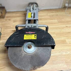 Hs16 Trak-star Hougen Hydraulic Rail Saw With 16 In Cutting Wheel