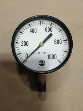 10953 U.s. Gauge 3.5 Inch 3 1/2 - 1000 Psi Npt F58