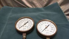 41985 U.s. Gauge 2 Fire Protection System Water Pressure Made Usa To 300psi