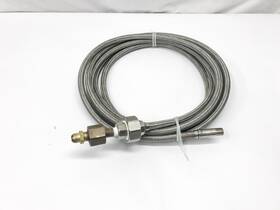 Cga540 Usa & 3m 40w 316l High-pressure S.s. Braided 15ft Hose 4k Psi 1/4 Inch Npt And Fitting Nut