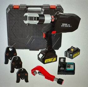 3j-12v Vevor Propress Kit 12v Tools With 1/2 Inch 3/4 1 Clamping Jaws
