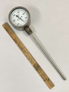 Bm2-5-3 Weksler Temperature Gauge 10 Subd 150-750 Degrees Sensor Thermometer Stainless