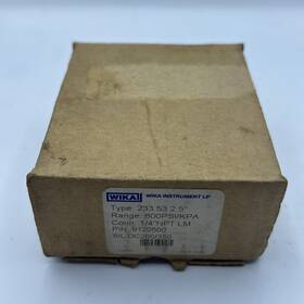 9120500 Wika Pressure Gauge 233.53 Series 2.5 Inch 600 Psi 1/4 Lower Mount Glycerin