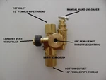 Gas Air Compressor Unloader Valve Pilot Check Combination 95-125 NSG1. Fixed Price $57.42.