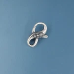 Antiqued Sterling Silver Cross Lobster Claw Clasp Connector 13.9MM #44102. Fixed Price $11.99.