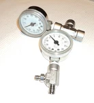Usg Vacuum 0-30 Hg Pressure Psi Gauge With Adapter Fittings Set Of 2. Fixed Price $27.00.