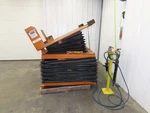 Airfloat Pneumatic Lift Tilt Table Tote Tipper 4000LBS 25 Degree 54X50" Top. Fixed Price $1549.99.