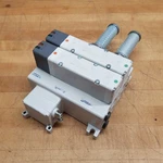 Smc Pneumatic Assembly, VQC5201-51 Valve, VV5QC51-0204TSD0, VVQ1000W-130A-1. Fixed Price $252.69.