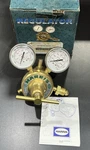 Harris 93A-350-580 Compressed Gas Brass Regulator Dual Gauge 500 4000 Psi Nos. Fixed Price $149.99.