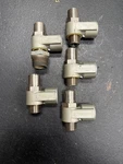 (lot Of 5) Smc Stainless Steel Flow Control Valve AS4200 1/2" Npt. Fixed Price $49.99.