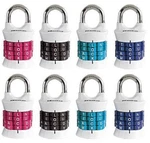 Master Lock 1535DWD Vertical Resettable Word Combination - Pack Of 8. Fixed Price $119.99.
