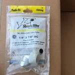 Sharkbite 1/4" 7/8" Bc Ptc Brass Toilet Connector. Fixed Price $5.00.