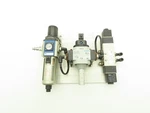 Nitra/festo AVS-533C2-24D Pneumatic Solenoid & On/off Valve W/filter/regulator. Fixed Price $149.99.
