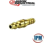 Jason QPH04B 1/4" Brass Air Coupler, Quick Connect Plug X Hose End Barb. Fixed Price $7.99.