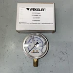 Weksler BY12YPV4LW 2.5 Ss/br Gly Lm 1/4 Npt, 0-5000 Psi, New, Tec. Fixed Price $21.95.