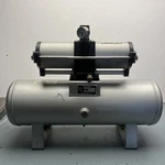 Smc VBAT20 Air Tank And VBA4100 Pneumatic Booster Regulator Kakusa Ebd 3242HC. Fixed Price $350.00.