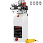Vevor 4 Way Solenoid Hydraulic Pump 12V 8 Quart Double Acting Trailer Power Unit. Fixed Price $299.90.