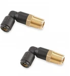 Parker Legris Male Elbow 90 Degree 3/8" Pipe To 1/2" Tube Push Connect. Fixed Price $9.95.
