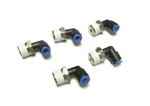 New Smc Pneumatic Fittings Male Elbow Cat# KQL06-03S-X2 (pkg Of 5) .. VO-29. Fixed Price $21.00.
