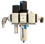 Festo Pneumatic Filter Regulator Unit Gauge MS4-LFR-1/4-D6-C-R-M-AS. Fixed Price $147.51.