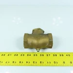 Cdi 1-1/2" Npt Inline Brass Check Valve From QGV-100 Compressor. Fixed Price $31.45.