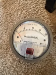 Dwyer Magnehelic Pressure Gauge Gage Max 15 Psig / 0-20 Cat. No. 2020C. Fixed Price $49.99.