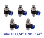 Air Flow Control Angle Valve Tube Od 1/4 X Npt Push Fitting 5 Pieces. Fixed Price $39.99.