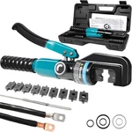 10 Tons Hydraulic Crimping Tool With 9 Dies - Battery Cable Crimper & Wire. Fixed Price $62.99.