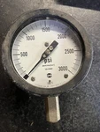 Usg 33013 High Pressure Gauge - 1000 Psi Stainless Steel Master 1K 316. Fixed Price $100.00.