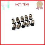 Biqu PC4-M10 Pneumatic Connector Fittings Bowden Tube Coupler Male Straight Ptfe. Fixed Price $10.22.