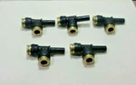 (5 Pcs) Parker 371PTCSP-6-6, 3/8" Male Run Tee, Tube, 2.25"LENGTH, New. Fixed Price $59.99.