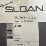 Sloan 163 Closet Urinal Guide Assembly. Fixed Price $50.00.