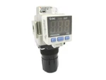 Smc AR20-N01E3-1RZ-X34US20-90 24VDC 0-150PSI Nsnp. Fixed Price $153.00.