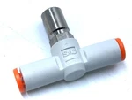 Smc AS1001F-01D Air Flow Control Valve Fitting In-line Body Size M51/8" Tube. Fixed Price $15.99.