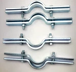 Lot Of 4, Eaton B-line Riser Clamp Zinc Plated 2" B3373-2. Fixed Price $39.99.