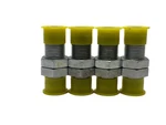(4) Nos Parker 5/8 37 Jic Male Flare To Bulkhead Union Fitting 10 Wtx-wln-s. Fixed Price $34.39.