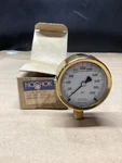 Noshok 25.300.2000 Brass 0-2000 Psi Pressure Gauge #118L95-CI. Fixed Price $17.99.