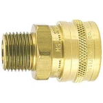 Foster 25MS Straight-thru Socket, 1/4 In Mpt, Brass. Fixed Price $10.49.