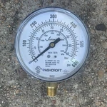 Ashcroft Pressure Gauge W/a Range 0-600 Psi 35-W1005P-02L-XUL" New In Box. Fixed Price $28.99.