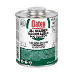 New Oatey 30850 Fresh Can 4OZ Heavy Duty Clear Pvc Pipe Glue Cement. Fixed Price $27.99.