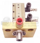 Destaco Robohand MPS-1-1 Miniature Rail Thruster Slide 0.5" Stroke W/attachments. Fixed Price $300.00.