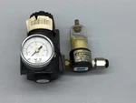 Wilkerson Pneumatic P15-02-000A Regulator With Filter And Gauge 300PSI. Fixed Price $49.00.