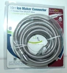 Sure Dry 10FT Ice Maker Connector W/ Excess Flow Shutoff Valve Braided Stainless. Fixed Price $21.99.